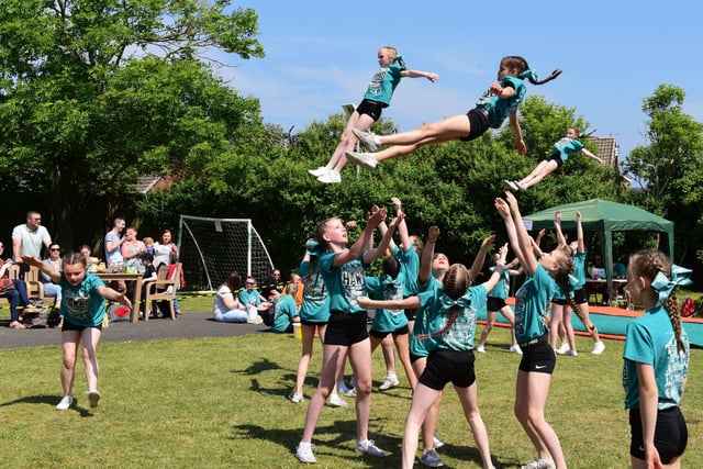 The Hawks Cheerleading Academy Annual Funday in 2018. Were you there?