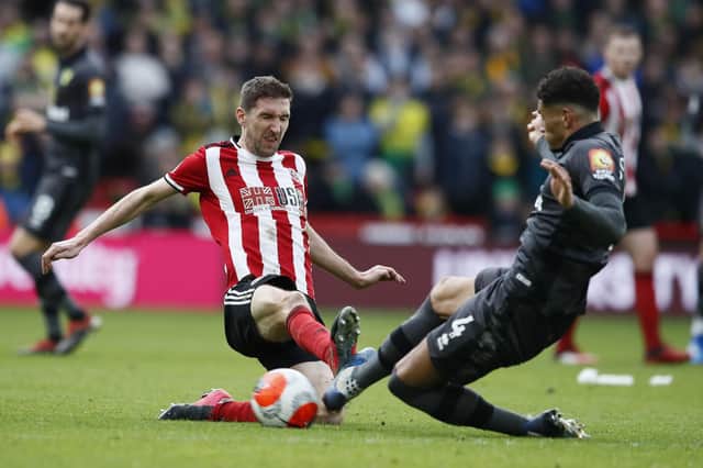 Chris Basham excelled for Sheffield United and Norwich City last weekend: Simon Bellis/Sportimage