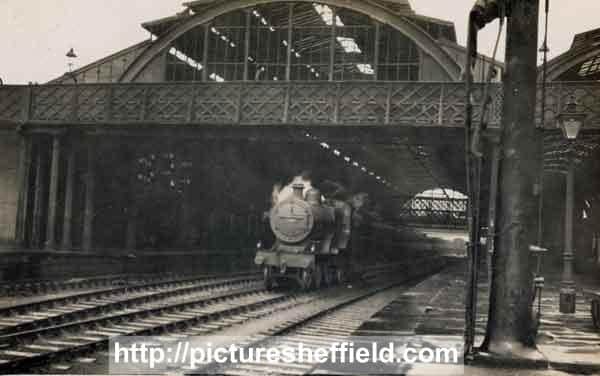 The Midland Stations original canopy, removed after wartime damage