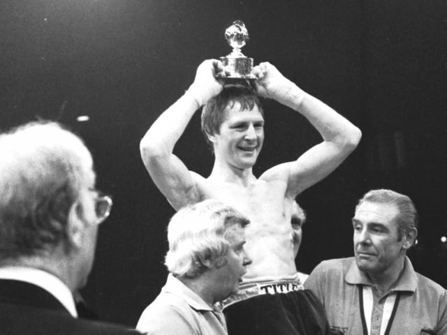 Jim Watt beat Charlie Nash for the World Lightweight boxing title at the Kelvin Hall in Glasgow, March 1980.