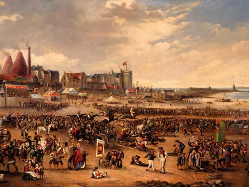 Leith Races
William Thomas Reed (1845–1881)
Oil on canvas
H 90 x W 154 cm
Museums & Galleries Edinburgh – City of Edinburgh Council