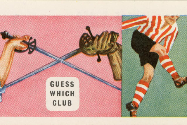 Early cigarette card, The Blades, c. 1910