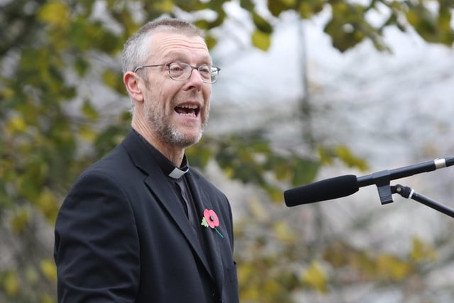 Reverend Andrew Parker paid tribute to those who have lost their lives in conflict.