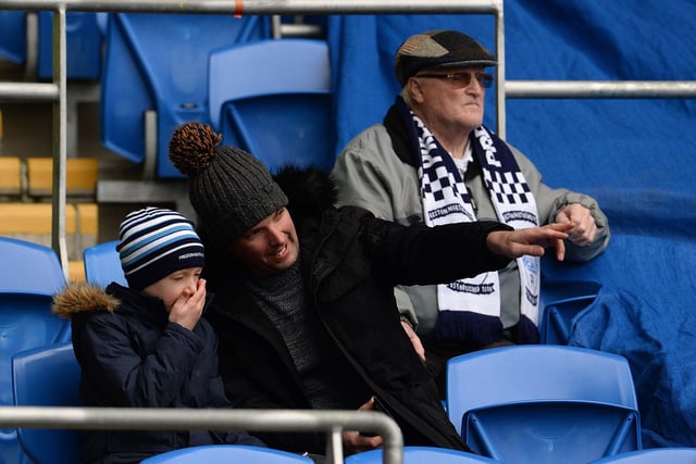 Supporters young and old take in the atmosphere