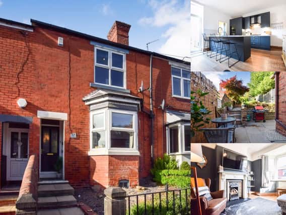 The house on Alexandra Road West in Chesterfield has been modernised throughout and has an open kitchen, utility room and a garden perfect for barbeques.
