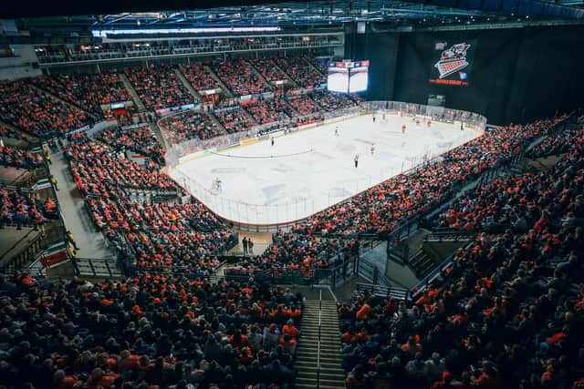 Thousands of fans packed into the Arena to watch Sheffield Steelers during the holiday period