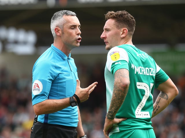 The wing-back has played a prominent role in the Pilgrims' promotion push, netting five times in 34 outings.