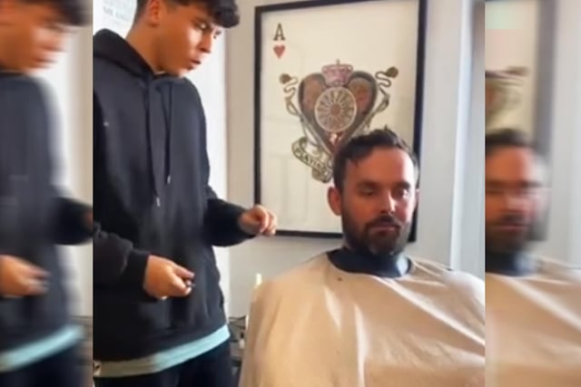 South Tyneside barber shop HelRAZORS was one of the businesses going online, giving customers some health and safety tips for home haircuts during lockdown.