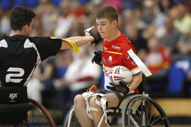 Sheffield Eagles Wheelchair side in action