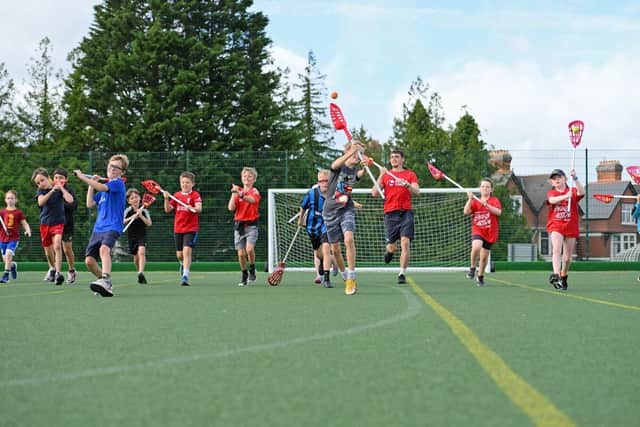 Children at Kings Active Foundation sports camp