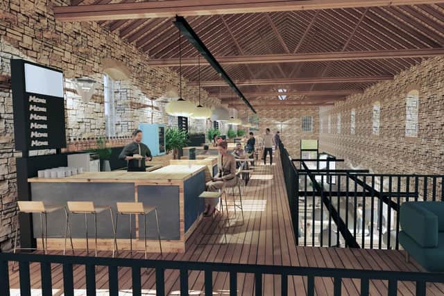 The new food hall planned at the former Oughtibridge paper mill in Sheffield (pic: Sky-House Co)