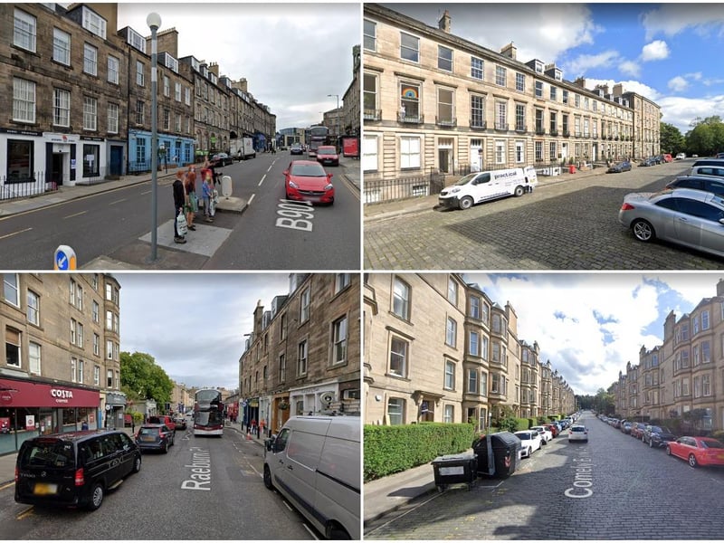 Broughton South, New Town East and Gayfield, New Town West, Stockbridge.