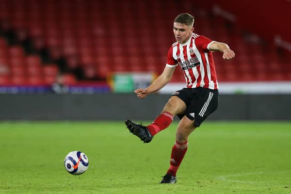 Harrison Neal in action for Sheffield united's udner-23's: Isaac Parkin / Sportimage