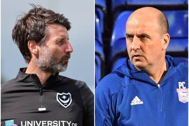 Danny Cowley, left, and Paul Cook.