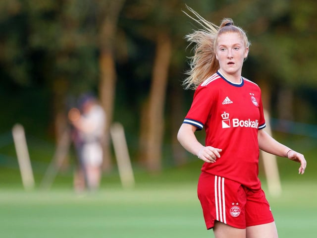 Aberdeen’s Eilidh Shore won her side's players' player of the year award last year as the Dons stormed to the second tier title. A feature of the Aberdeen side for many seasons, she is a key reason they have adapted to the top tier so well.