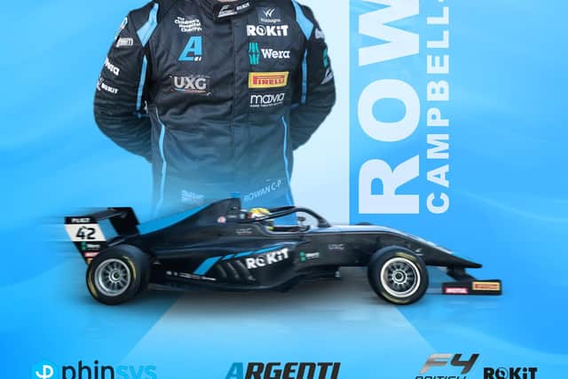 Rowan Campbell-Pilling has signed with Argenti Motorsport for the 2024 ROKiT F4 British Championship certified by the FIA