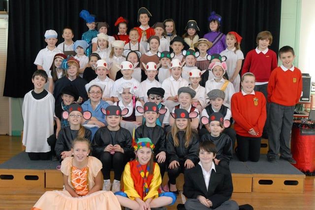Biddick Hall Juniors on stage in 2009. Remember this?