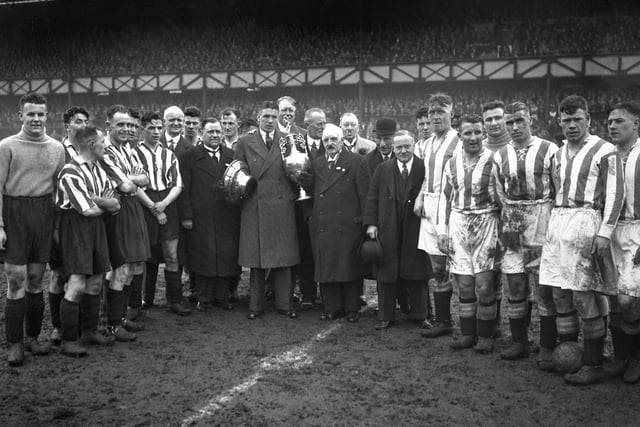 Ian Donaldson would love to head back to 1936 so he could see Sunderland win the league. And here's that champion team.