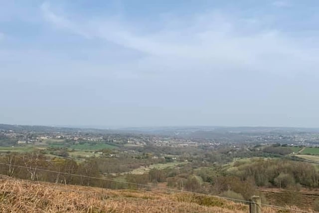 This photo was taken by Steven Wilkinson, who was looking down on the city from Totley Moss on one of our recent lovely sunny days.