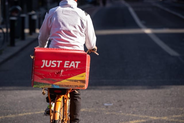 Just Eat was the go-to food delivery service in Scotland, ranking above rival brands Deliveroo and Uber Eats.