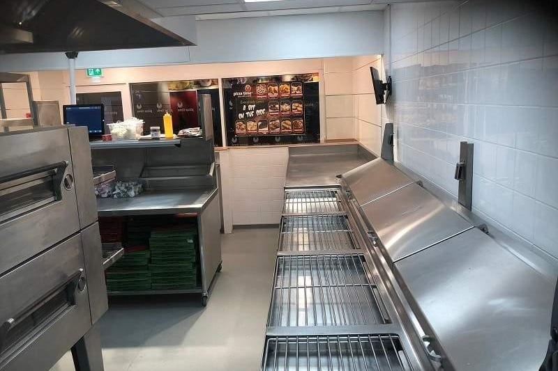 Inside the kitchen. It is forecast that the takeaway will turnover £286,000 this year.