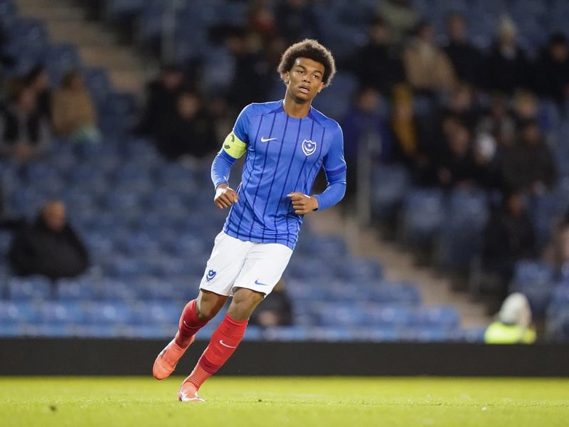 Moment to savour for young hope as he capped second-half Pompey goal with late finish in front of the Fratton End.