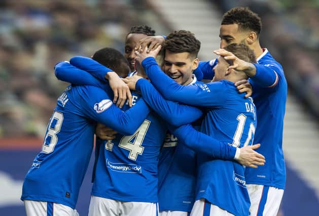 Rangers edged one step closer to the title with a win over St Mirren. (Picture: SNS)