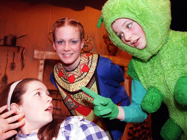 The Footloose Theatre Dance Academy with their show Return To Wonderland at the Doncaster Little Theatre.
Our picture shows, from left, Alice, played by Jenny Kirk, aged 14, Knave of Hearts, Jade Thomas, aged 16, and Caterpillar, Emily Rollin, aged 16.