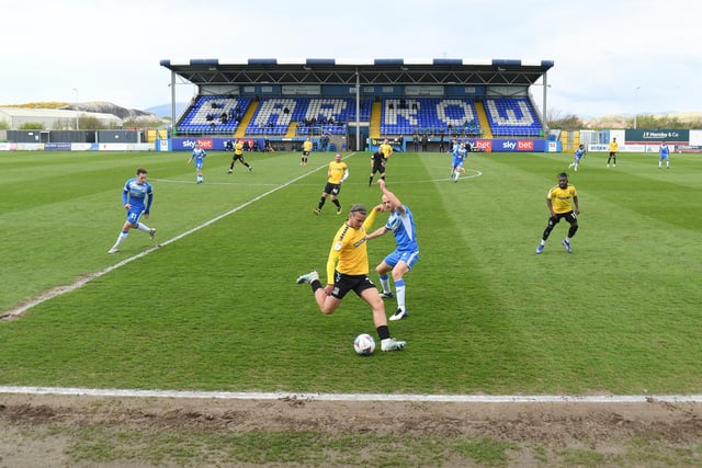 Barrow have picked up 10 points from eight matches having won twice and drawn four matches.