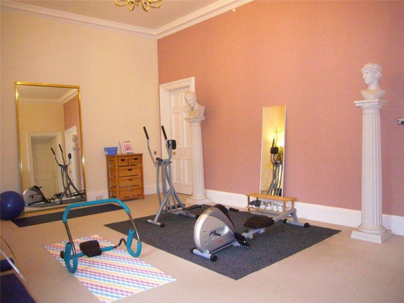 Home gym.