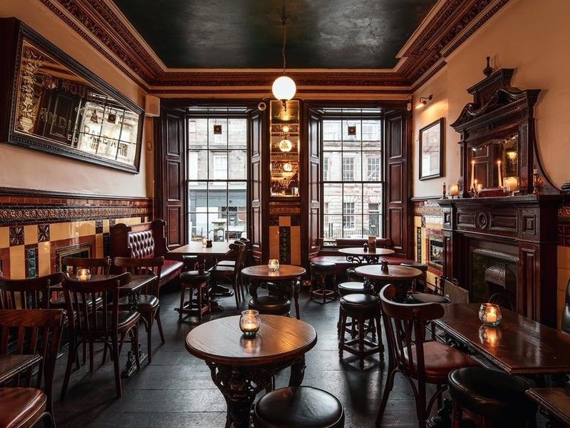 The art deco interior in the Barony bar, which is located on Broughton Street is stunning. Dating from 1896, this pub plays host to live music, a pub quiz and serves food as well as real ale.