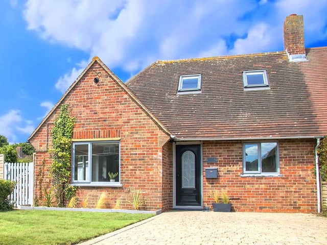 An exterior view of the three-bedroom property, Sea Mist.