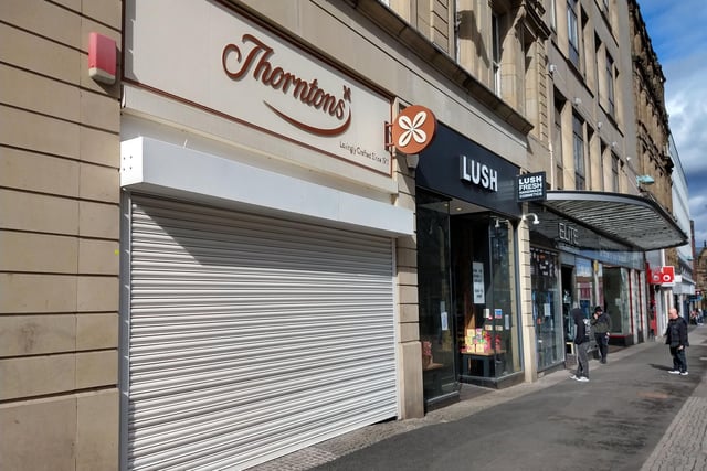 Thorntons on Fargate in Sheffield closed earlier this year after the historic chocolate company founded in the city saw a change in high street trade during the Covid-19 pandemic.