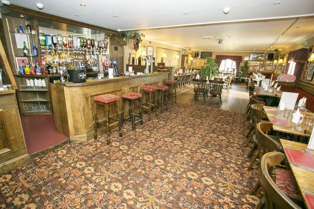 The spacious lounge bar and dining area can accommodate up to 80 diners