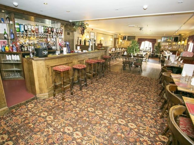 The spacious lounge bar and dining area can accommodate up to 80 diners