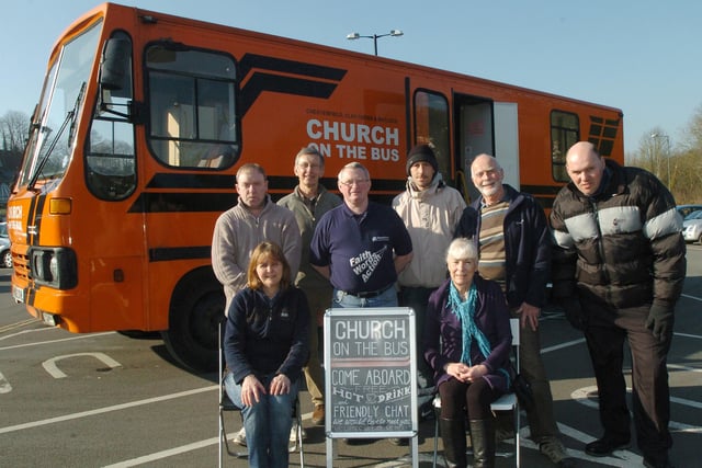The Church on a Bus team in 2013