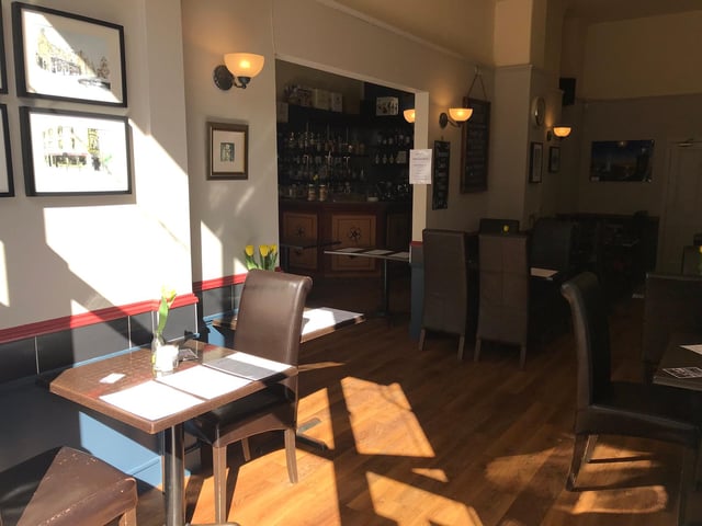 Bruntsfield's Cafe Grande is also back and serving customers. They have screens set up between tables and also have brand new menus.