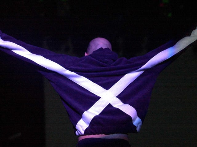 Moby was the star attraction at Edinburgh Castle on Hogmanay 2000.