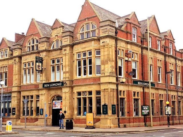 Which church sits opposite the Ben Lomond pub on Grange Road West?