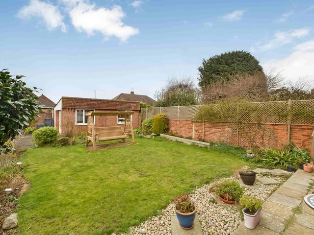 This three bed detached home in Tregaron Avenue, Drayton, is on the market for £610,000. It is listed by Town and Country Southern.
