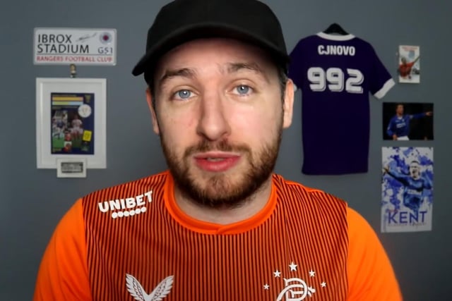 Youtuber CJNovo992 is as prolific as his namesake was in front of goal when it comes to videos with regular reaction to Rangers news and matches.
Youtube - CJNovo992