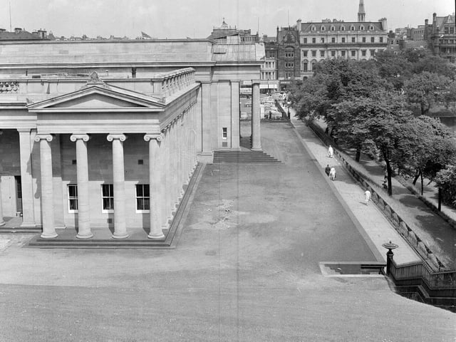 The National Gallery of Scotland at the Mound in June 1965.