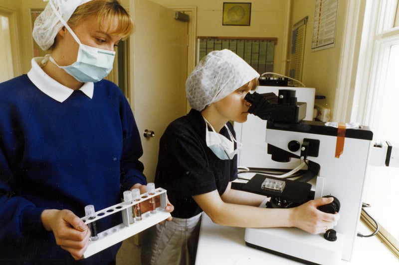 Fertility Treatment Centre, Nether Edge Hospital, pictured on March 20, 1996. Ref no: s22766