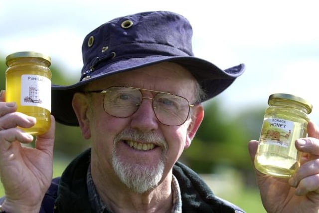 Honey farmer Phil Cunningham in 2003.