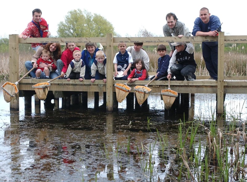 These children and their parents were having a great time as they went pond dipping at the West Boldon Environment Centre 19 years ago. Have you spotted someone you know?