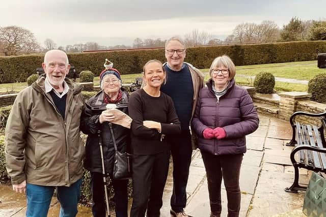 Campaigners who dedicated themselves to saving the Rose Garden Cafe, in Graves Park, celebrated today as it reopened for the first time in 148 days, ahead of Christmas. Photo by: Andy Kershaw