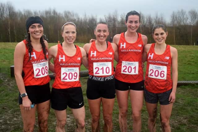 From left to right: Charlotte Slack, Laura Smith, Nicola Squires, Evie Brailsford and Katie Palfreeman.