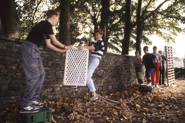 Outdoor activities seem to be fun for these Sunderland students 31 years ago.