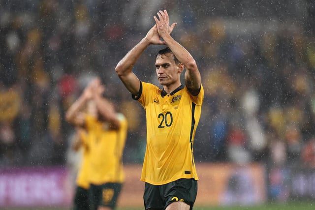 The Australia international centre-back has played 17 league games this season, while scoring once. The 29-year-old has enjoyed his time in Belgium after spells in China and at Inter Milan. (Photo by Cameron Spencer/Getty Images)