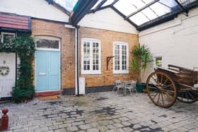This mews cottage has been converted from a former stable block.
